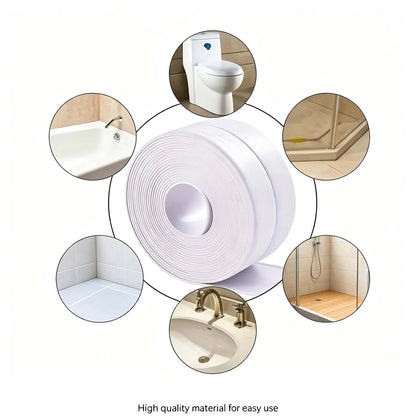 Waterproof & Adhesive Caulk Strip-Applicable to bathrooms and kitchens