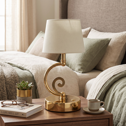 Vintage Bedside Table Lamp