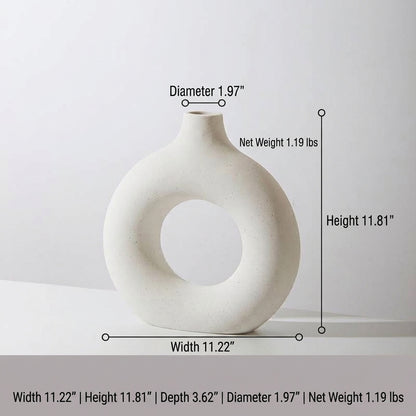 Nordic Doughnut Vase